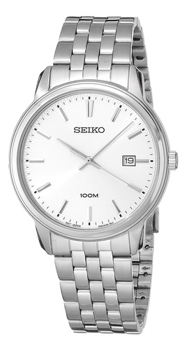 Reloj Pulsera  Seiko Sur257p1 Del Dial Blanco