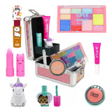 Maleta Kit Maquiagem Infantil Completa Rubys Sombras Esmalte