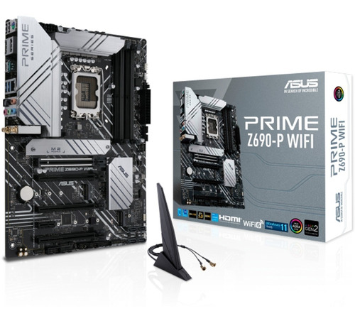 Tarjeta Madre Asus Prime Z690-p Wifi Lga1700 Ddr5 Bluet 5.2