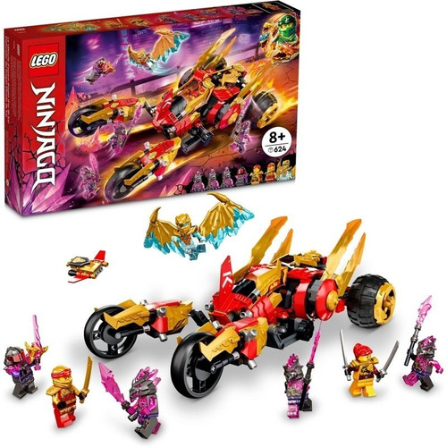 Kit Lego Ninjago Explorador Del Dragón Dorado De Kai 71773 Cantidad De Piezas 624