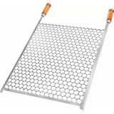 Grelha De Aço 60x50 Gear Para Churrasco Tela Moeda - Galvanizada