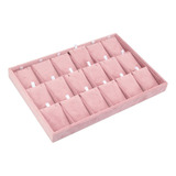 Organizador De Joyas, Cajón De Joyería Bandeja Collar Rosa