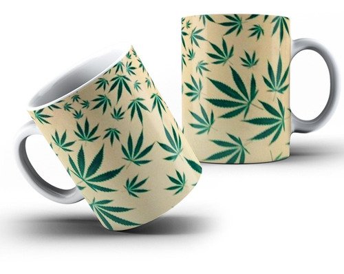 Caneca Maconha Marijuana Cannabis Ovni Et Verde Memes A27