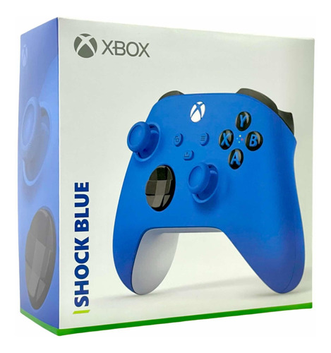 Controle Xbox One Series X/s Sem Fio - Shock Blue Azul