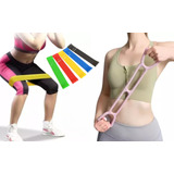 Pack Bandas Fisioterapia Glúteos Pilates Pierna Ejercicio X6