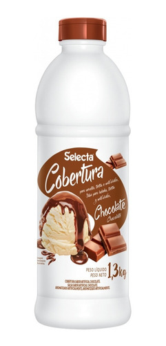 Cobertura Para Sorvete Sabor Chocolate 1,3kg - Selecta