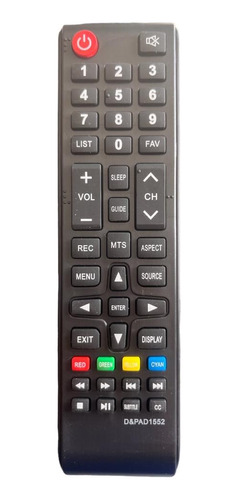 Control Remoto Compatible Para Tv Caixun Recco Y Exclusiv