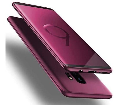 Funda De Tpu Suave Para Samsung Galaxy S9 Plus - Color Vino