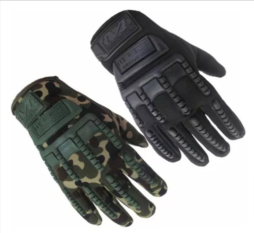 Guantes Tácticos Completos Mechanixwear Camuflados 