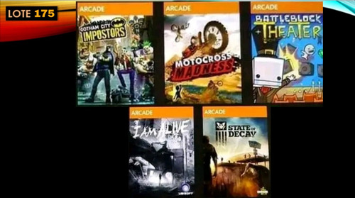 Juegos Originales Arcade Xbox 360 Pack 175 