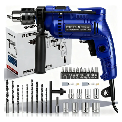 Taladro Rotomartillo Destornillador Electrico C\u002Fbrocas REMATE | Envío gratis