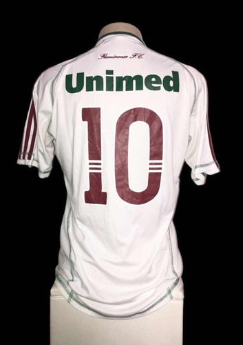 Camisa Fluminense 2010 | 2011 Away Branca Sheik #10 Oficial