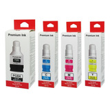 Pack Tintas Premium Ink Gi-10 Para Canon Serie G