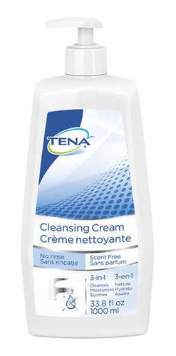 Tena Sin Olor Crema Limpiadora 33.8 Fl Oz