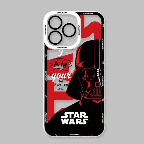 Funda De Silicona Para iPhone 14, 13, 12, Mini 11, Star Wars