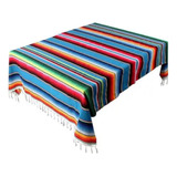 Manta Mexicana Brillante De 120 X 180 Cm, Mesa Técnica Con R