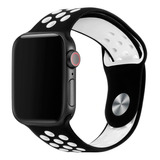 Pulseira Com Furos Compatível Com Apple Watch E Iwo