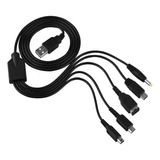 5 En 1 Cargador Usb Para Nintendo Nds Ll/xl 3ds Wii U Psp Mu