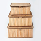 Cajas Organizadoras Natural Bamboo Setx3 5five