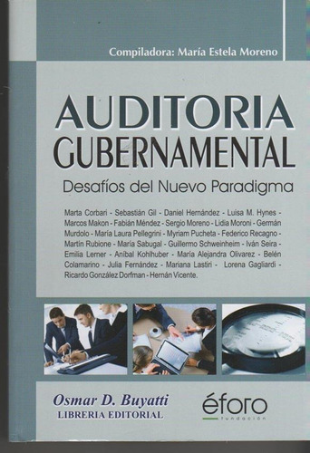 Auditoria Gubernamental - Maria Estela Moreno