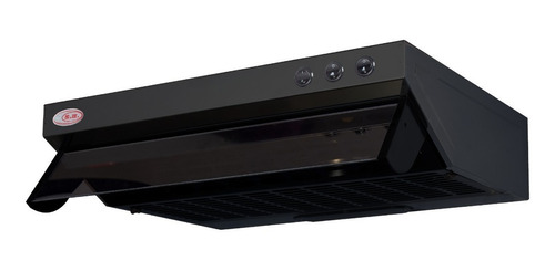 Purificador De Aire Cocina Tipo Spar Negro 50 Cm Con Salida