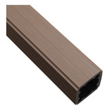 Poste Celosia Exterior Wpc Tipo Madera Cafe Maple