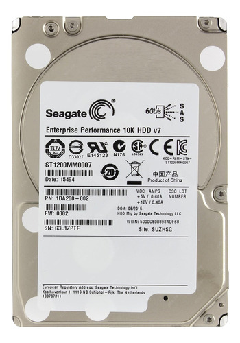 Disco Duro Interno Seagate Enterprise Performance St1200mm0007 1.2tb