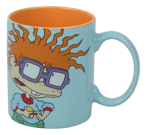 Taza Rugrats Personajes Geek Industry Edicion Limitada Color Azul Carlitos