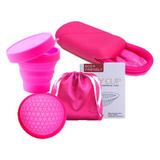 Copa Menstrual Original Con Certificación Fda Rosado S