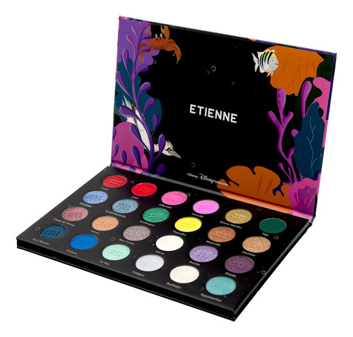 Paleta Sombras 24 Colores Disney The Little Mermaid Etienne