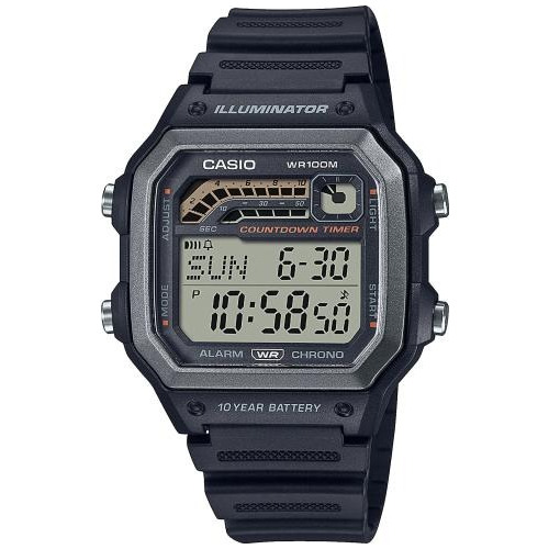 Reloj Casio Hombre Ws-1600h-1a Ø44mm Sumergible