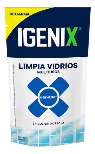 Limpia Vidrios Multiuso D/p Igenix 400ml