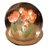 Lámpara De Tulipán Con Simulación De Luz De Flor De Tulipán,