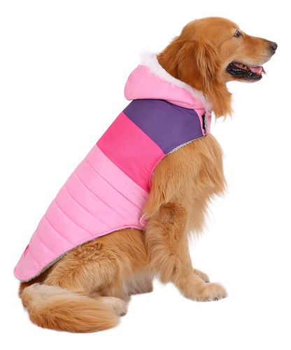 Chaqueta Acolchada Para Perros Hde, Abrigo De Invierno Cálid