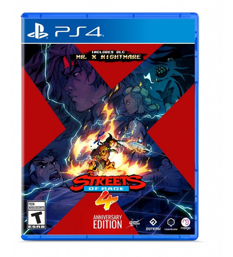 Jogo Ps4 Streets Of Rage 4 Anniversary Edition Fisica