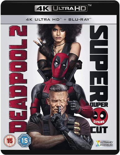 Deadpool 2 Ryan Reynolds Pelicula 4k Uhd + Blu-ray