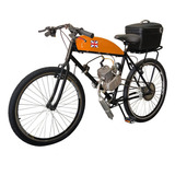 Bicicleta Motorizada Café Racer Sport Cargo Cor Laranja Triumph