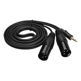 Cable De Audio 1/8 Cable De Audio Xlr.. 5 Mm A 3 Núcleos Pul