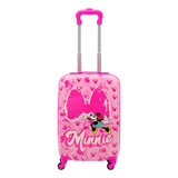 Maleta Viaje Infantil Rodante Disney Minnie Mouse Moño Bow