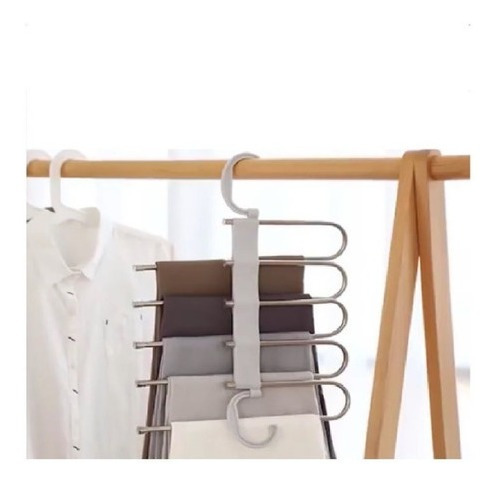 Organizador Para Pantalones Percha Gancho 5 Pantalones