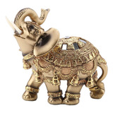 Figura De Elefante Dorado Para Decoración Feng Shui