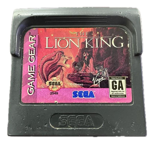 The Lion King / El Rey Leon - Sega Game Gear (solo Cartucho)