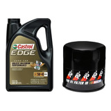 Aceite Sintetico Castrol Edge Sae 5w40 Mas Filtro K&n Ps