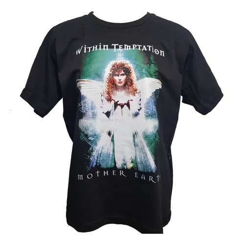 Camiseta Unissex Within Temptation Mother Earth Wt2