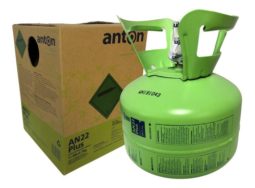 Garrafa Gas Refrigerante Anton An22 Plus 2.7kg Reemplazo R22