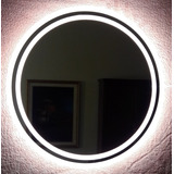 Espejo Luz Led 80 Cm Doble Guarda Esmerilada Baño Deco 