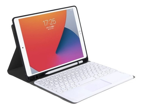 Funda Teclado + Touchpad Rosa Para iPad Pro 11 2020/2021 M1
