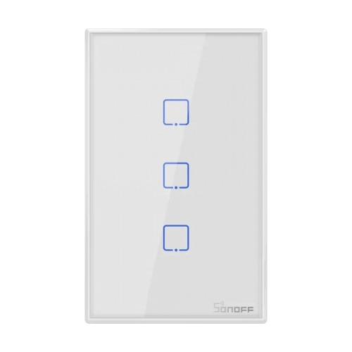 Interruptor De Pared Sonoff De 3 Canales Wifi+rf