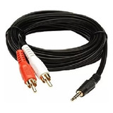 Cable 2 Rca X Miniplug 3.5 Stereo Para Pc Notebook Mp4