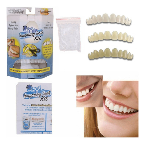 Set De Dientes Temporales Reparacion Dental Dientes Postizos